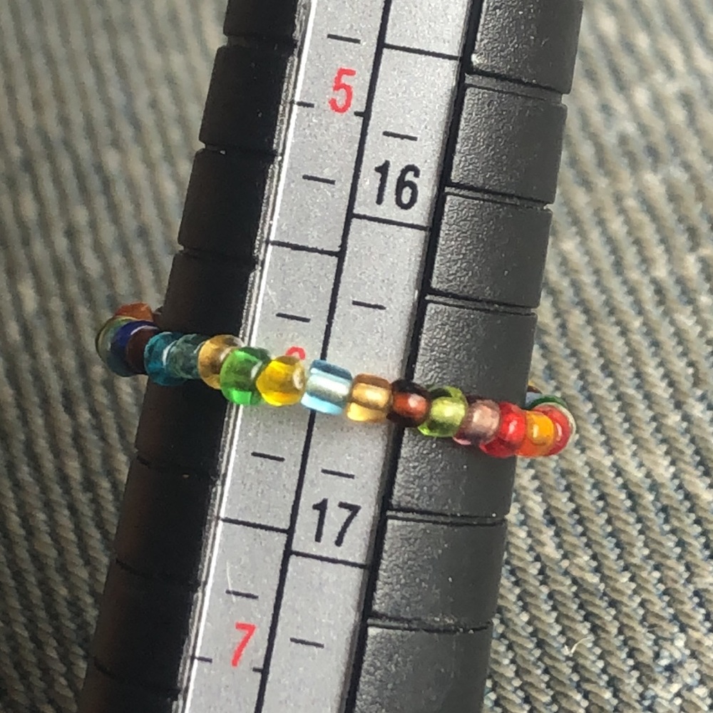 🇺🇸Colorful beaded ring - Picture 3 of 3